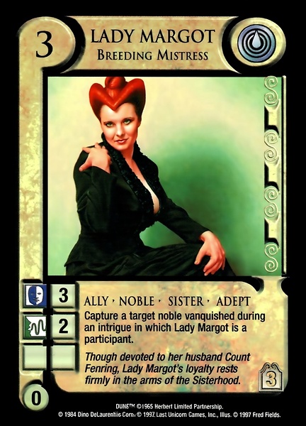 Lady Margot, Breeding Mistress